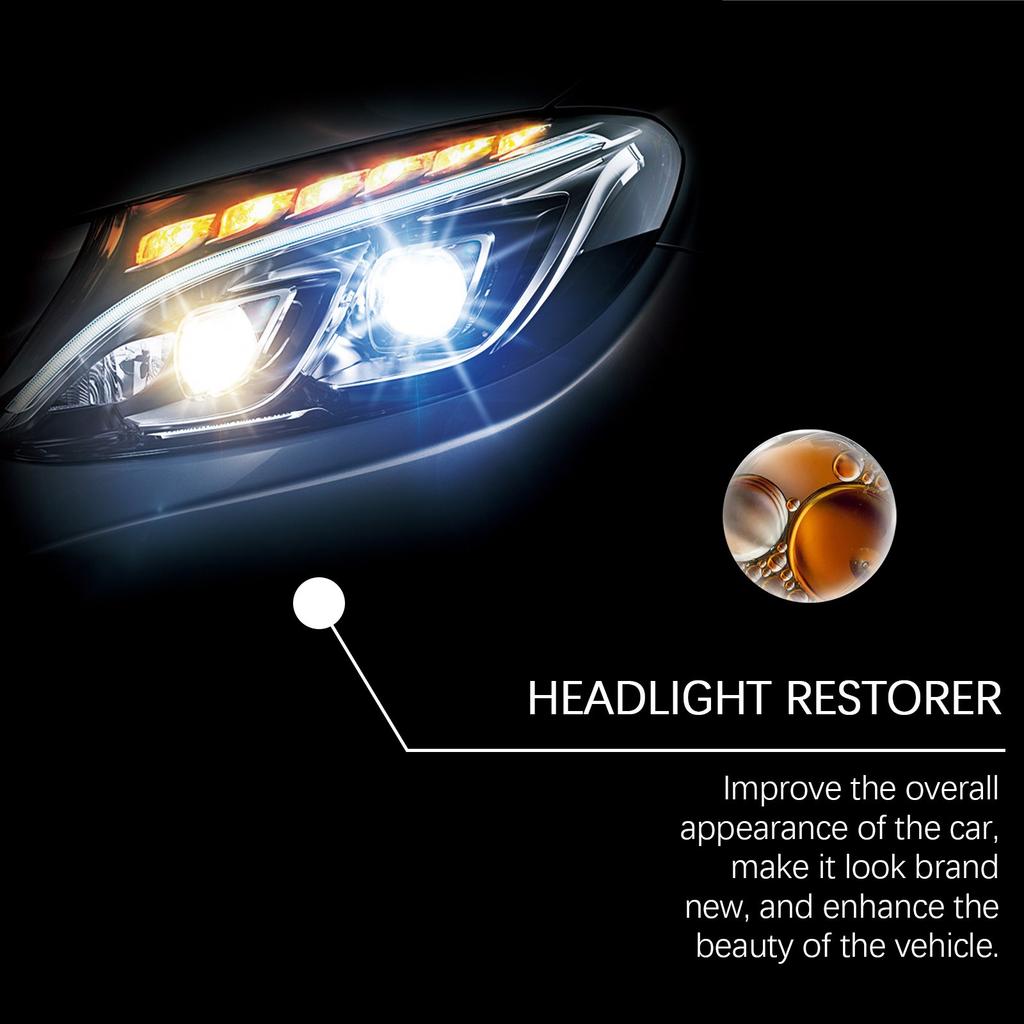 Car Headlight Cleaning Fluid Car Headlight Care Brightening Cleaning Detergent 100ml