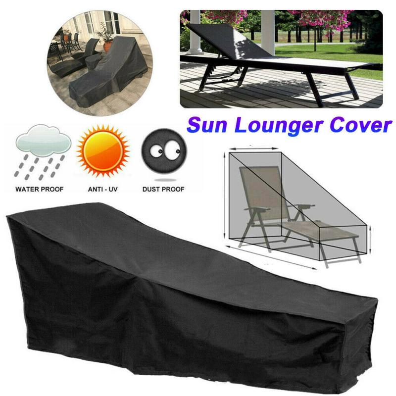 Garden Recliner Covers Outdoor Furniture Covers Shed Sunshade Covers 210D Oxford Cloth Waterproof Furnitures Protectors Cover