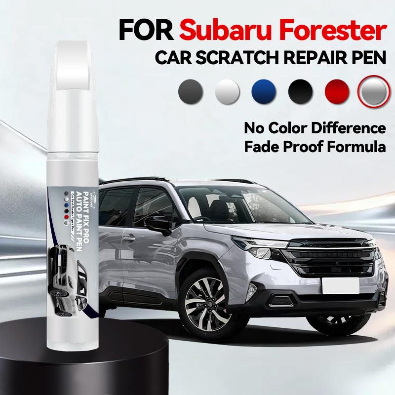 

For Subaru Forester Car Paint Repair Pen Touch Up Scratch Remover DIY Auto Accessories Black White Blue Red Silver Bronze Green срібний