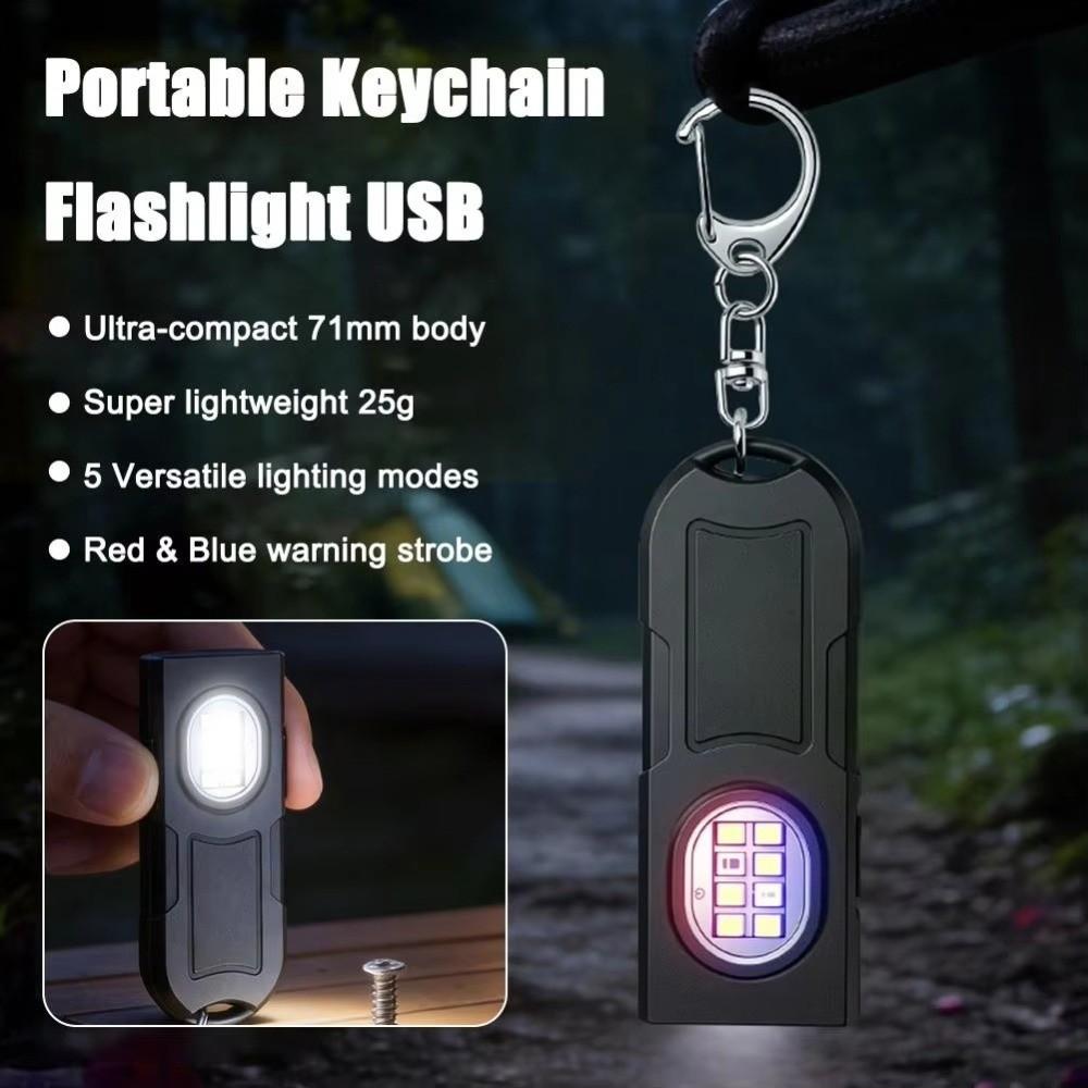 High Bright Mini Keychain Light Waterproof LED Torch Lamp LED Keychain Flashlight Outdoor