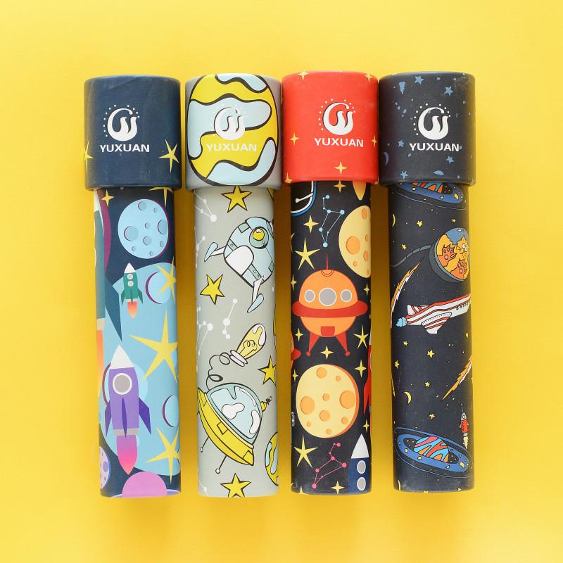 Kleurrijke Cartoon 3D Kaleidoscoop Fantasierijke Fancy Wereld Magie Peuter Sensorisch Educatief Speelgoed Voor Kinderen Verjaardagscadeau Speelgoed