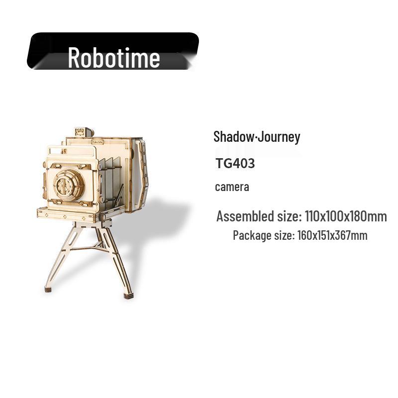 Rorate Rolai 3D Wooden Jigsaw Puzzle - Handmade Desktop Ornament & Educational Toy