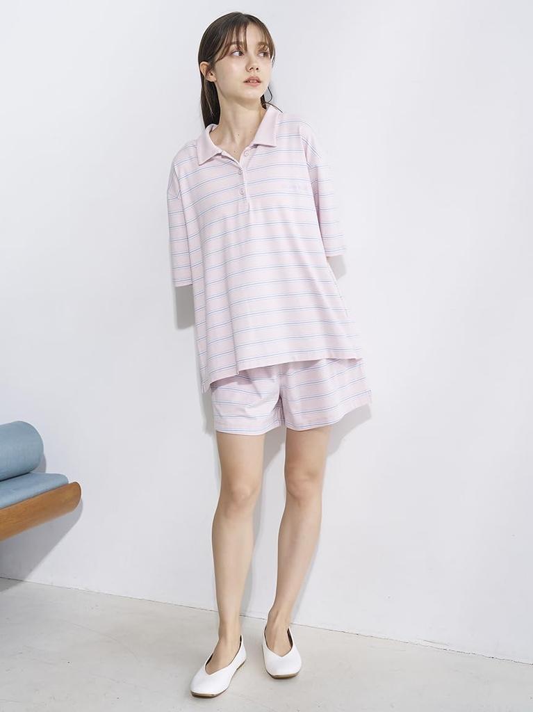 Gelato Pique Polo Shirt PWCT252316PNKF Multi-Border