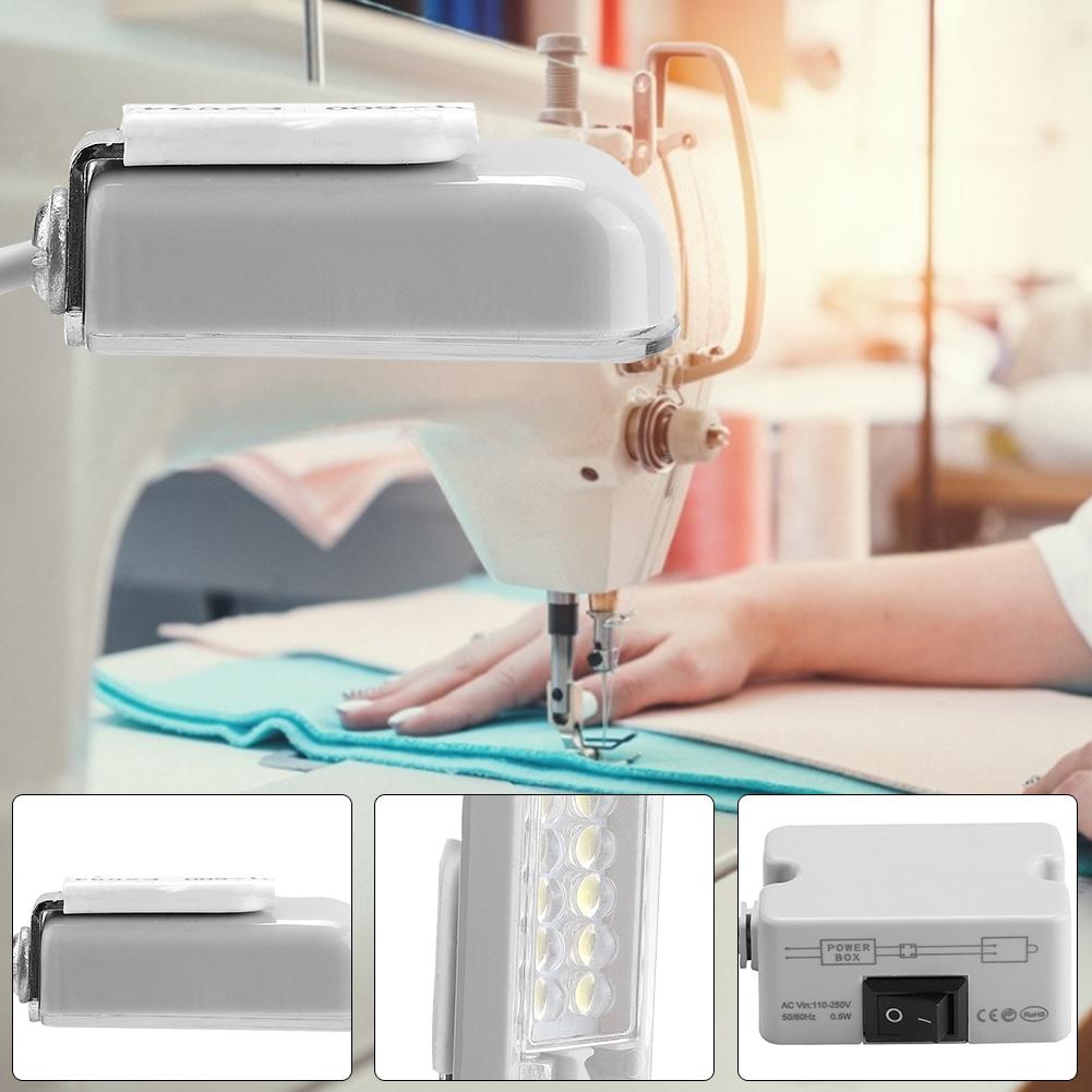 LED Light Working Gooseneck Lamp with Magnetic Base for Sewing Machine