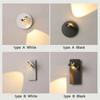 Modern LED Wall Lamp Rotatable Wall Light for Bedroom Living Room Indoor Wall Sconces Home Decoration Lighting Fixture