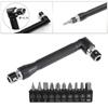 L Shape Double Head Hex Key Wrenches Set With 10 Interchangeable Bit For Various Screws And Applications