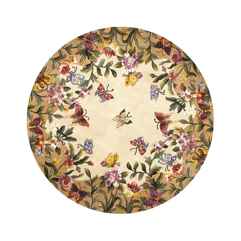 

Современный скандинавский круглый ковер для гостиной, спальни, материал - полиэфирное волокно Style A,60cm/23.62in