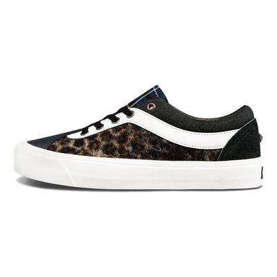 Bold Ni Retro Casual Low-Top Skate Schuhe Unisex Sneaker Schwarz Grau Leopardenmuster VN0A3WLP2OO