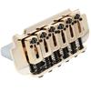 Musiclily Pro Roller Saddle Support Tremolo Unit Bridge for Imported Strat Electric Gold 10.8mm 2-Point Guitar,