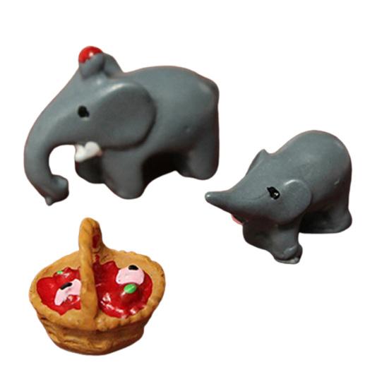3 stk/sett Anime-figur Høy simulering Dekorativ Mini Actionfigur DIY-tilbehør til hage
