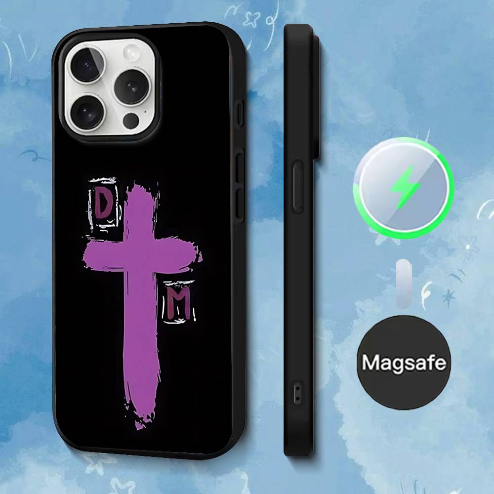 

Band D-DepecheS M-Mode Phone Case For iPhone 17,16,15,14,13,12,11,Pro,Max,Plus,Mini,SE4,E Magnetic Magsafe Wireless Charging iPhone15