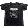 Ramones 'Presidential Seal' Schwarzes Snow Wash T-Shirt - NEUES Unisex T-Shirt