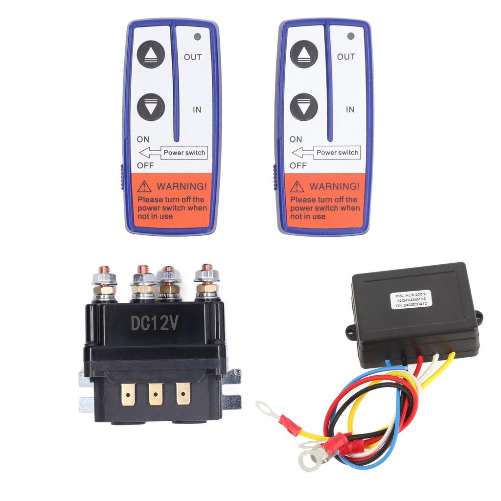 Kit releu troliu 12V 250A cu comutator contactor releu telecomandă pentru vehicul industrial