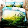 Set Letto Castello Incantato Fantascienza Ragazzi Ragazze Misura Singola Queen Copripiumino Federa Letto Ragazzi Adulti Tessile per la Casa
