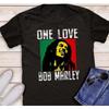 T Shirt One Love Reggae Music Lover Jamaican Pride Bob Marley
