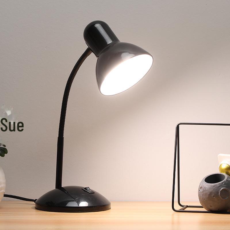 

Светодиодная настольная лампа из железа: Защита глаз, складная конструкция для спален и офисов чёрный