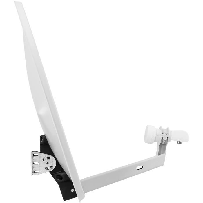 Antenne parabolique - TECHNISAT - TECHNITENNE 60 - 60 cm - Double LNB - Réception Ultra-HD