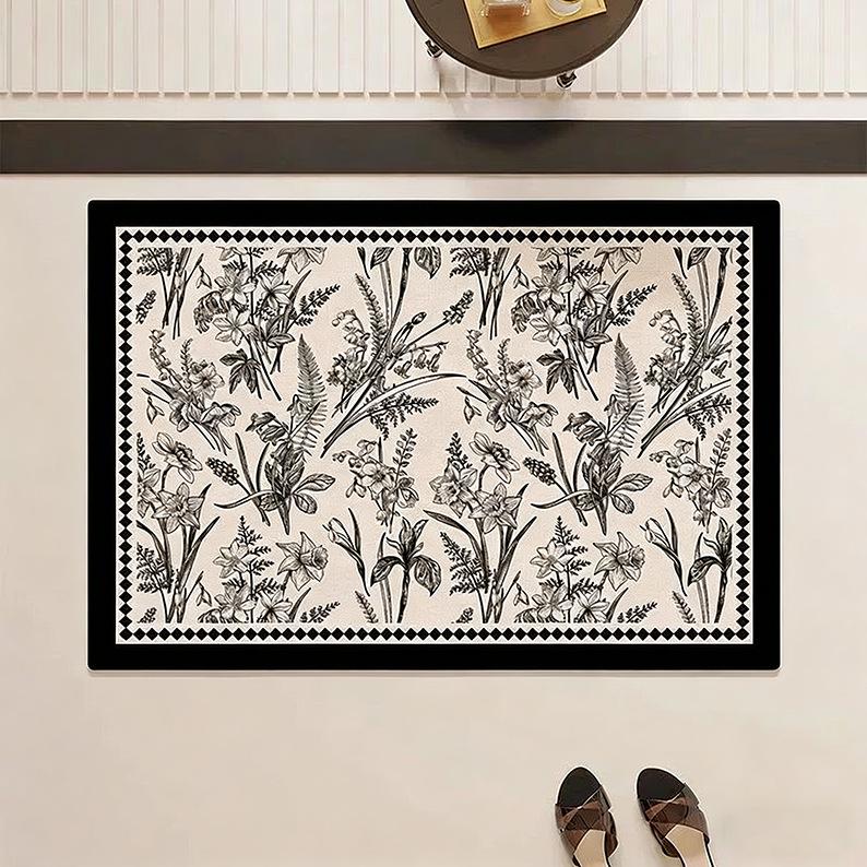 

French Diatomaceous Earth Quick-Dry Bathroom Mat - Anti-Slip, Water-Absorbent Entrance & Shower Floor Mat 40x60cm Diatom Mud