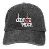 Men Women Red Mode Flowers Depeche Modes Rock Band Baseball Cap Vintage Distressed Denim Sun  Adjustable