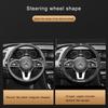 Car Carbon Fiber Steering Wheel Cover For Mercedes Benz AMG GLC GLE GLS CLA GLA GLK W204 W205 W210 W212 W169 W177 keychain RW7