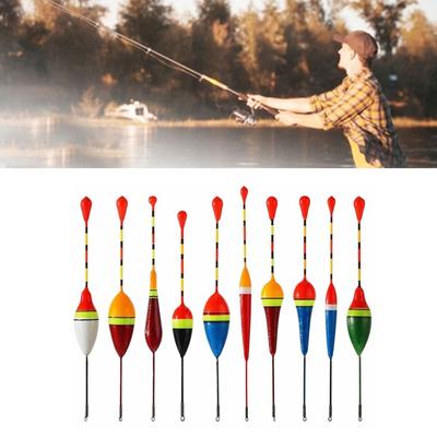 10PCS Loghtweight Fishing Bobber Oval-shaped Fishing Slip Float Fishing Float  Catfish Fishing