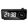 Digital Dual Alarm Clock Adjustable Brightness Temperature Display 5 Minutes Snooze Table Alarm Clock for Bedside