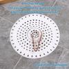 Silicone Drain Filter, Hair Catcher for Shower & Kitchen Sink, Retractable Drain Cover with Suction Cup, Easy Clean