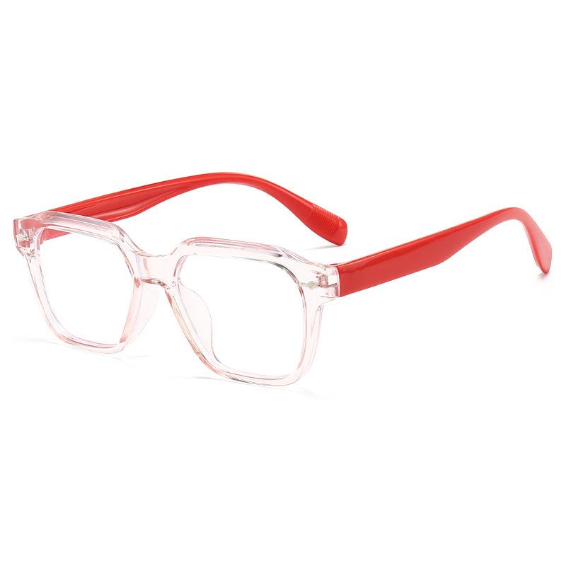 Trendy new anti-blue light glasses for children, Korean style, candy-colored, with soft temples, comfortable eyewear frame for students