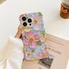 Oil Painting Flower Mobile Phone Case Simple Smudge Creative Application iPhone15 Apple 14promax Soft and Hard Case Anti-drop
