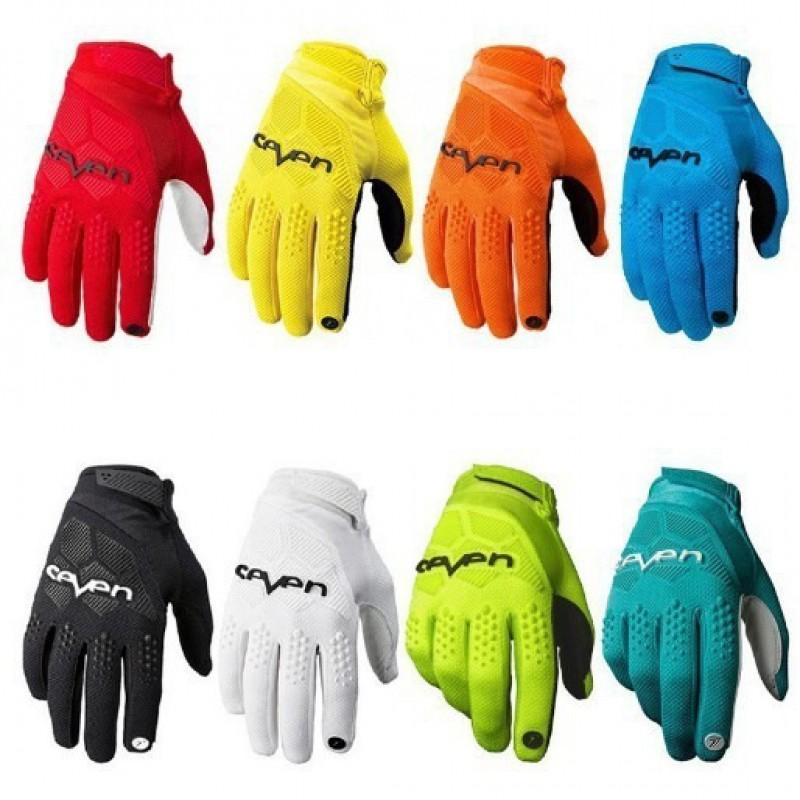 Seven Cycling Gloves Breathable Shock Absorbent Unisex Gym Fitness Full Finger Sports