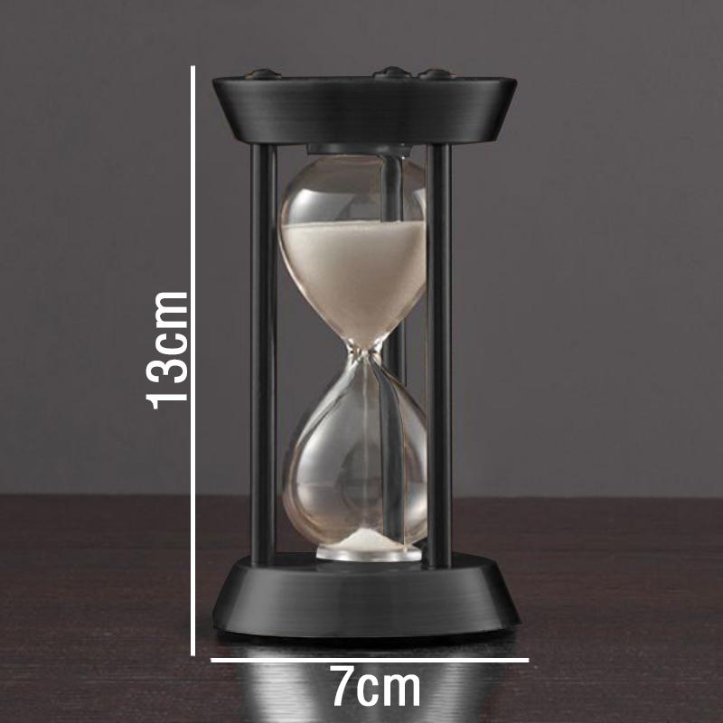 

1-15 минут Nordic Metal Песочные часы Таймер Песочные часы Украшения для дома Мебель для гостиной Офис Ретро Декор Поделки Подарки 5min
