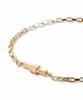 Ag47 [Silver925] Stick Bracelet Hexagon Gold