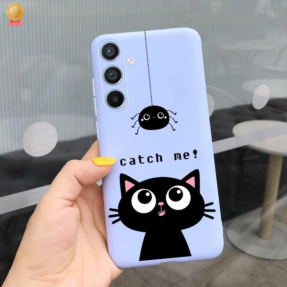 For Samsung Galaxy A24 A 24 4G Case Cute Shockproof Silicone Cartoon Back Cover For Samsung A24 SM-A246M A 24 Funda