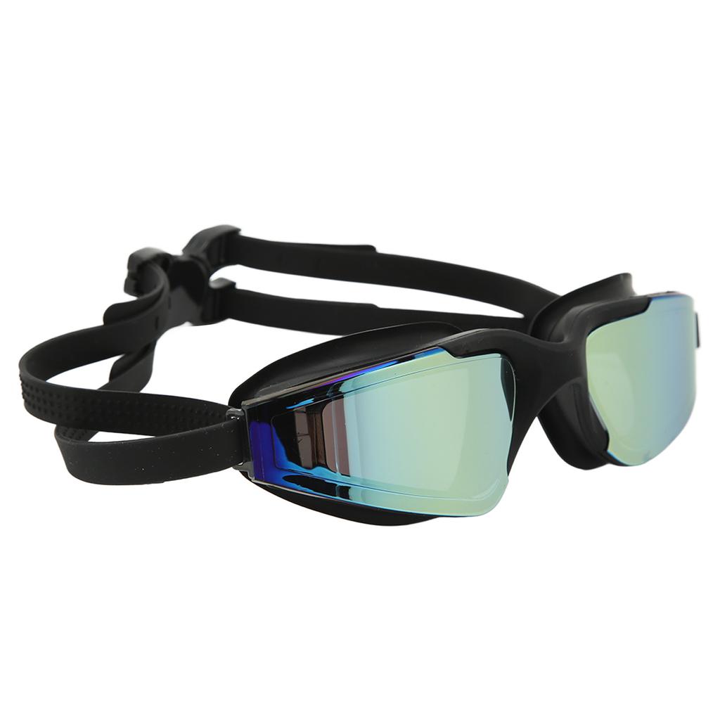 Swimming Goggles Fogproof HD Waterproof Silicone Wide View Swim Glasses for Adults Children
