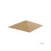 Outsunny Gazebo Roof Replacement Gazebo Roof, 2.98 X 2.95 M, Beige Polyester Sun, Weather and UV Resistant