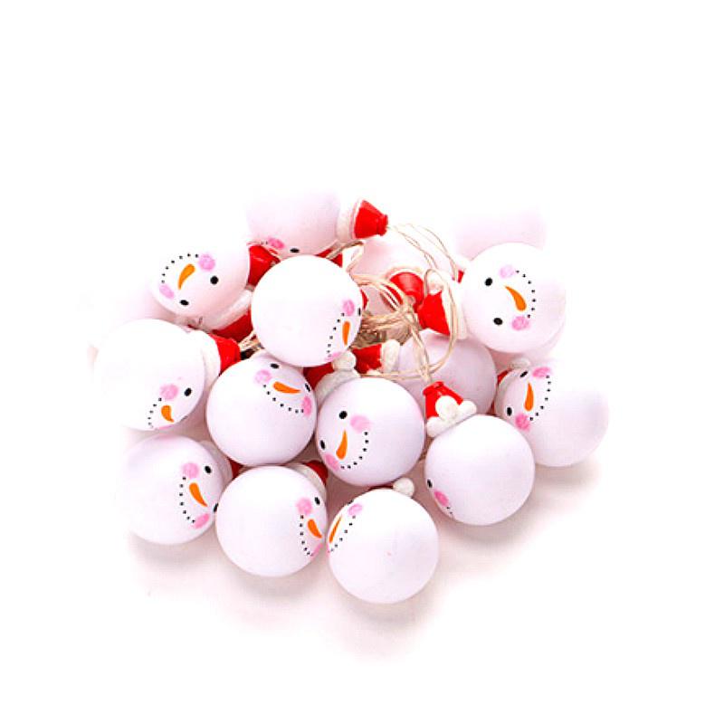 Bałwanek Xmas LED Fairy String Light Battery do oświetlenia dekoracji choinki na imprezę