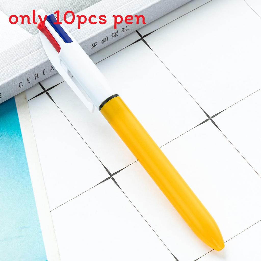Multicolor Push Pen With Bullet Tip For Students And Office Use