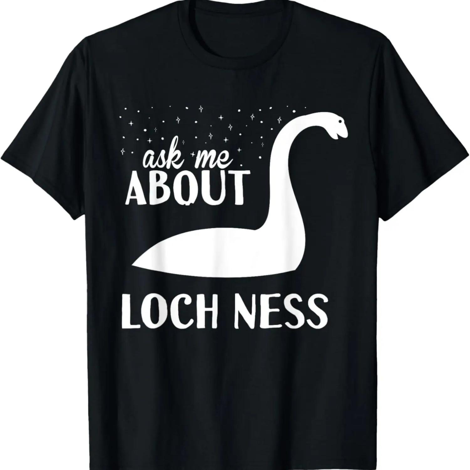 Loch Ness Monster Design For Kids Boys Girls Believe Nessie T-Shirt S