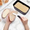 Butter Box Set with Lid for Refrigerator Storage Easy to Clean Surface Ideal for Hotels Homes Restaurants Butter Dish Serving