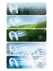 USB Rechargeable Neck-Hanging Bladeless Fan - Portable Handheld for Office & Sports