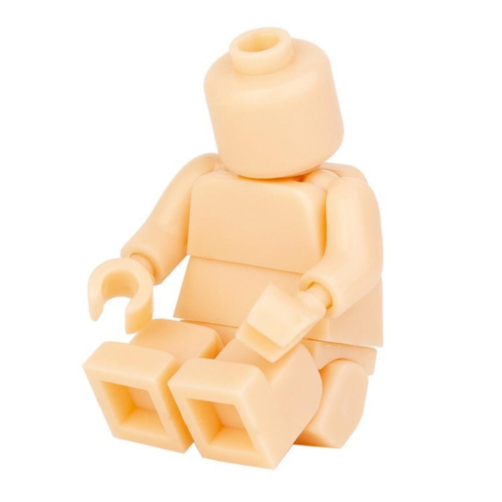 1pcs Plastic Building Block Figure Toy for DIY Solid Multi-color Multi-joint Movable Accessories Figures Blocks