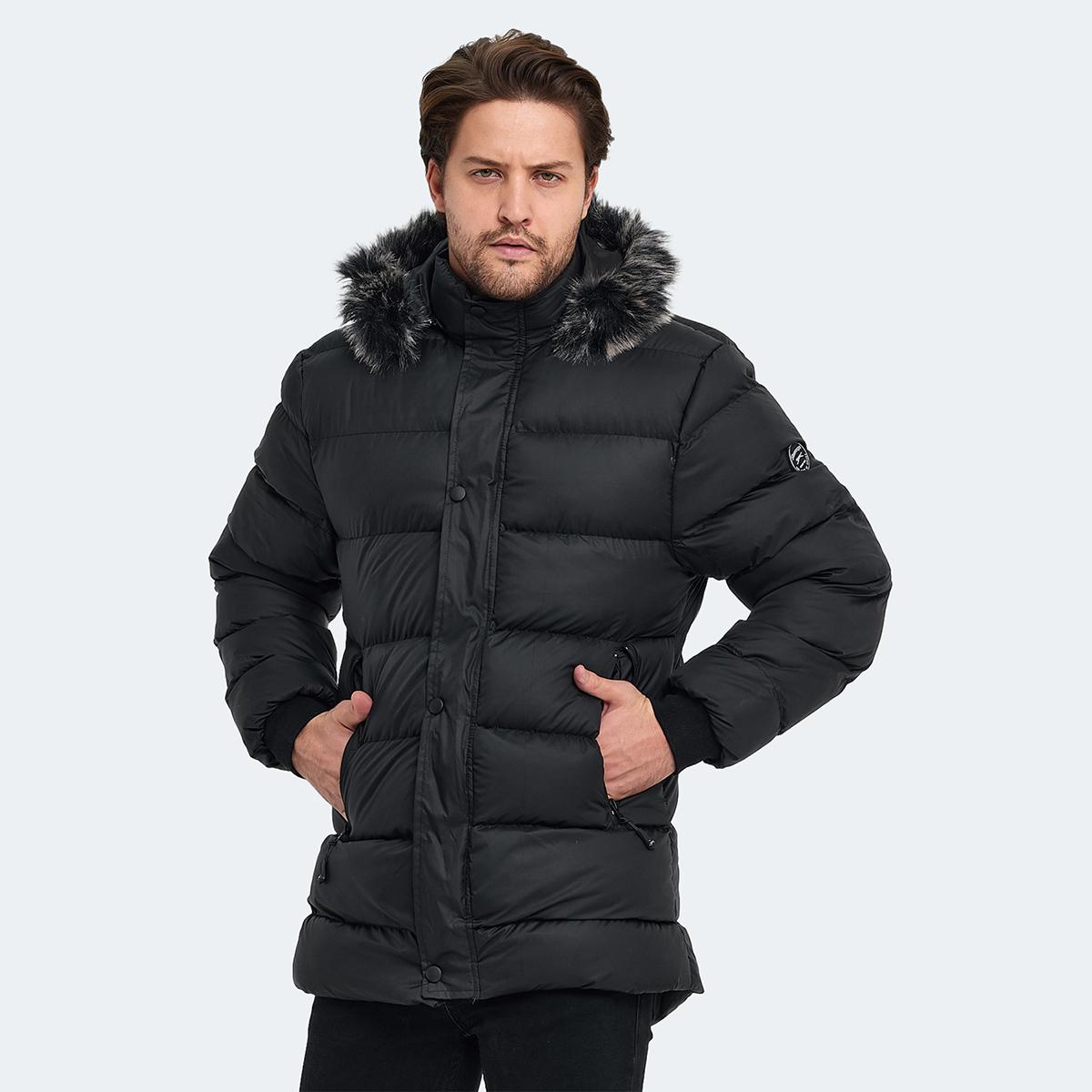 

HARSHAL Мужское пальто L чёрный