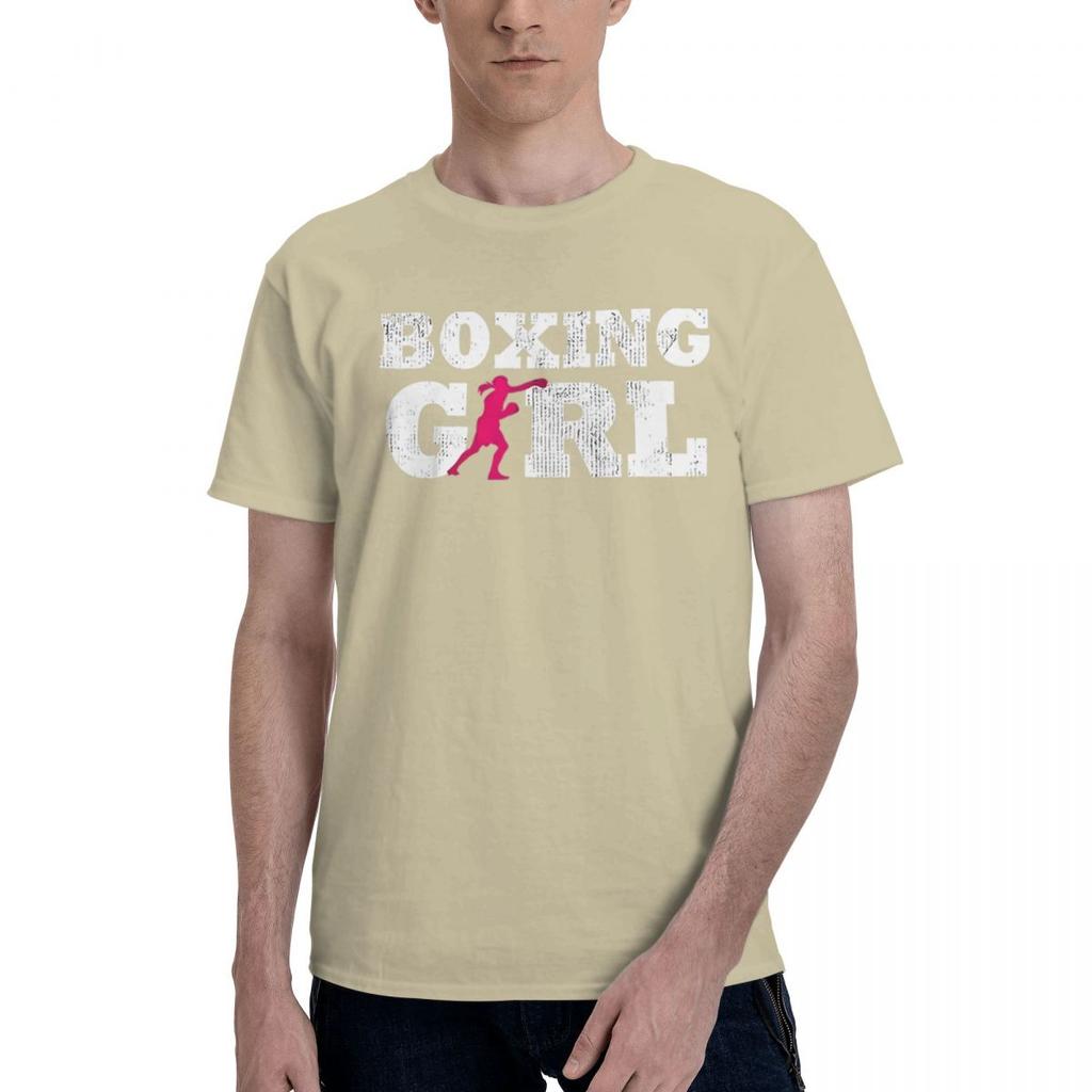 Boxing Girl Silhouette 100 Cotton Casual Breathable Confortable Manga Funny Ugus TShirts Funny Gifts