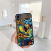BF101 Starry Night Van Gogh Painting Soft Shell Phone Case for iPhone 16 15 14 13 12 Pro Max Plus Mini