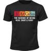 Plus Size Summer Unisex T Shirt Sulfur Argon Calcium Samarium The Science Of Being Mean Smart Funny Short Sleeve Relaxed Fit