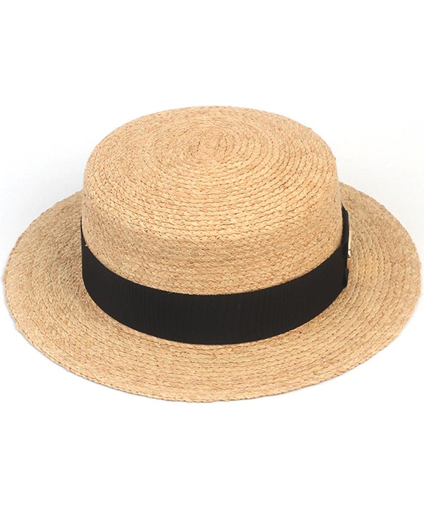 Yunibeosyeolkemiseuteuli Soft Raffia Short Panama Hat Panama Hat