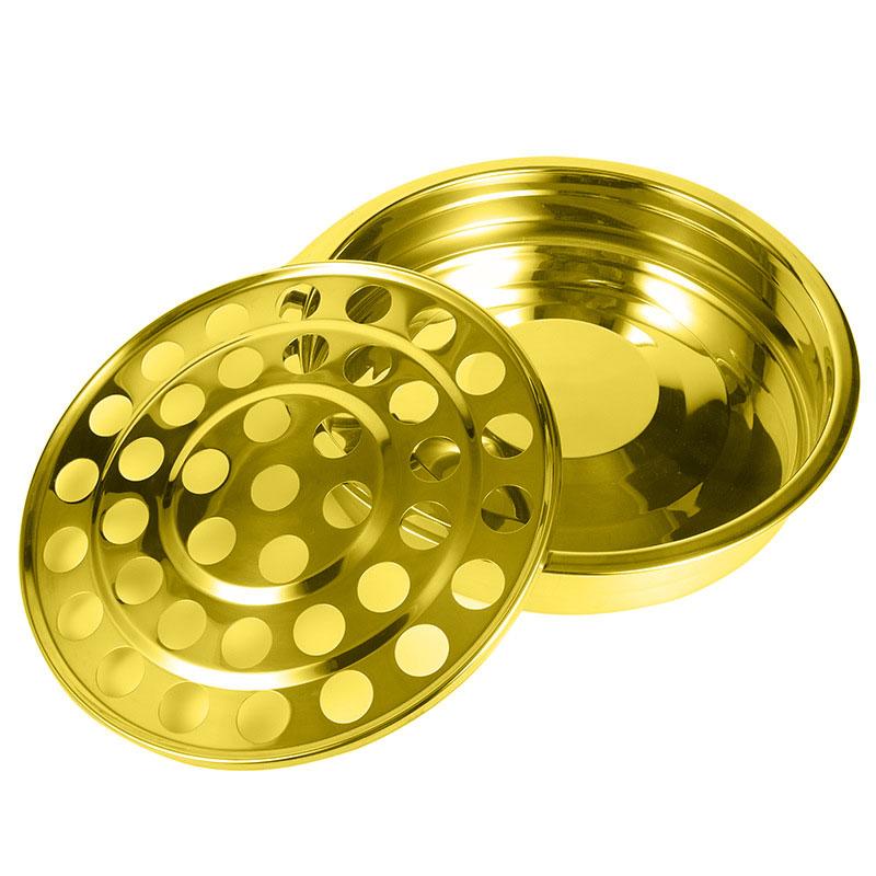 Professional Grades 304 Nonrust Steel 39 Hole Serving Tray With Stackable Feature Great For Restaurants And Outdoor Event