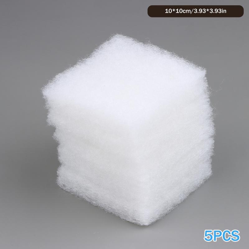 5 PCS Aquarium Filter Cotton Home 1 Set Compatible Aquarium Filter For Activated Carbon Filter Media