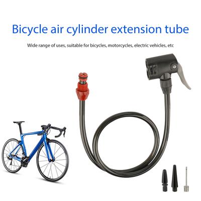 Fahrrad-Luftpumpen-Verlängerungsrohr, extra lang, hitzebeständig, universeller Fahrrad-Luftpumpen-Anschluss, Reifenfüller-Düsen-Zubehör