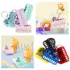 Mini Electronic Keyboard Keychain Pendant Portable Music Toy with Illuminated Keys for Music Lovers & Gift Buyers